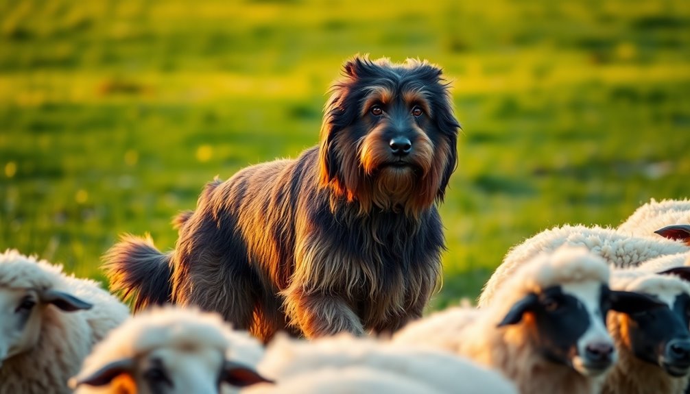 briards excel in herding