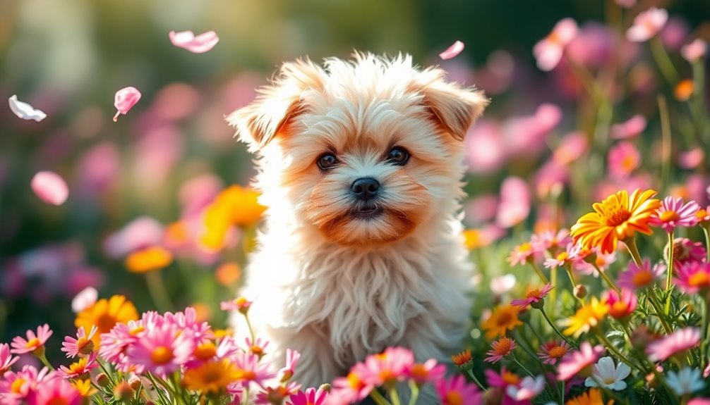 cute shih tzu poodle mix