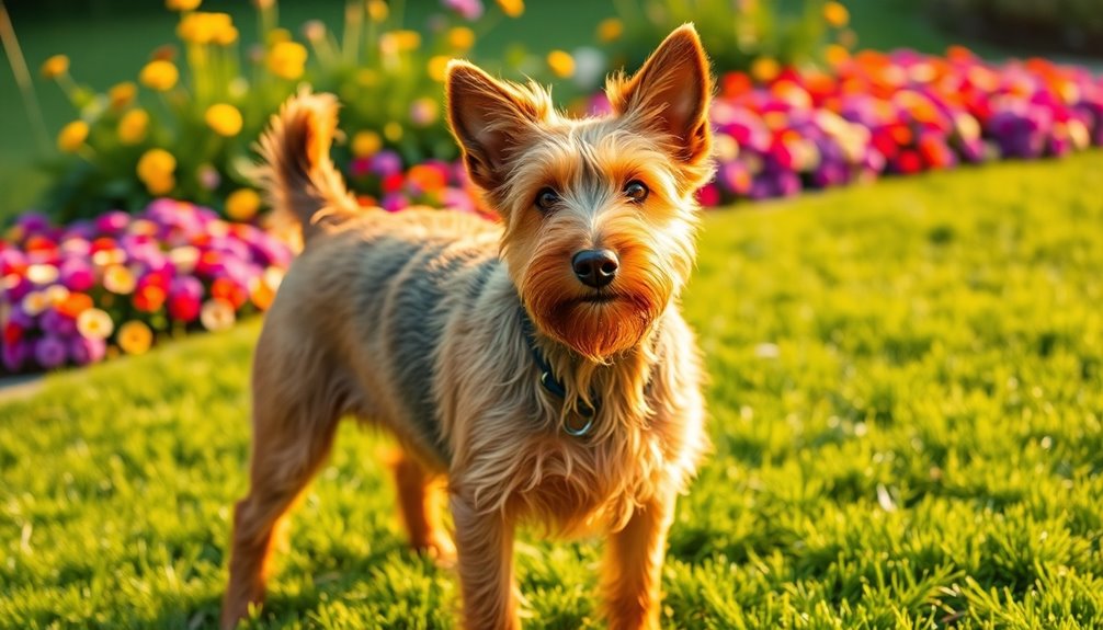 lively tenacious terrier companion