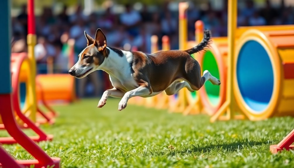 rat terriers in agility