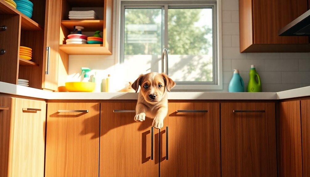 seal up cabinet doors