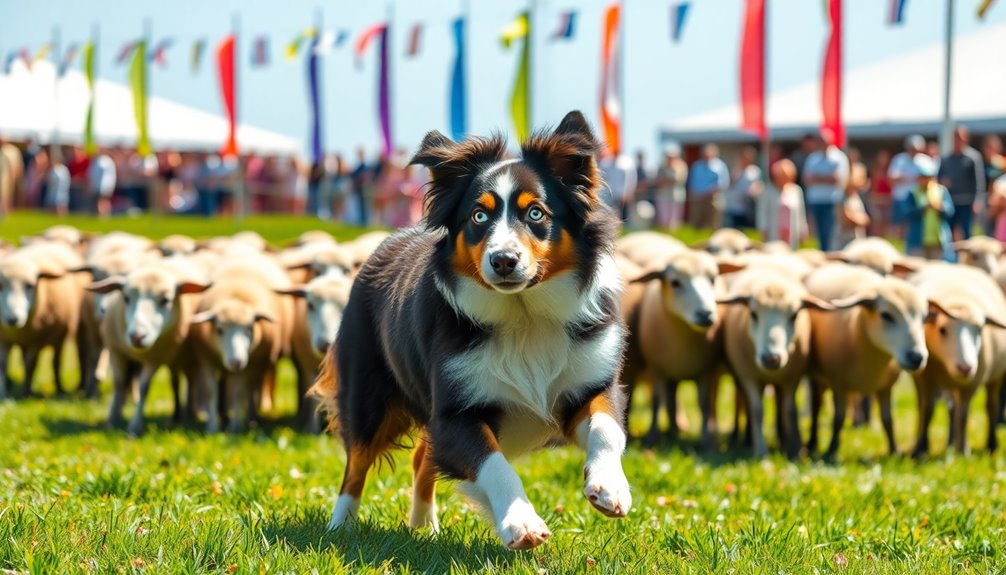 skilled animal herding athletes