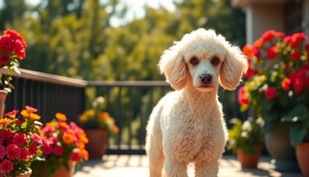 smart and fashionable dog