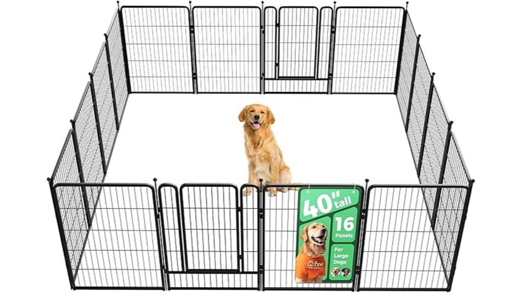 40 inch 16 panel dog pen