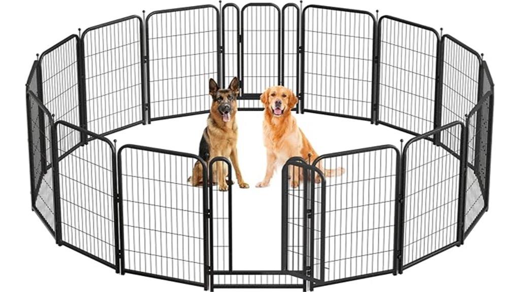 40 inch metal dog pen