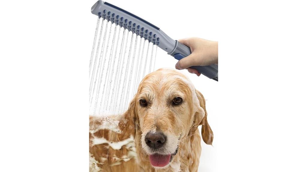 adjustable dog shower hose