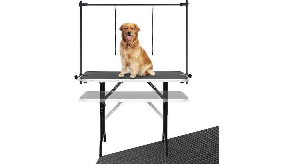 adjustable foldable pet table