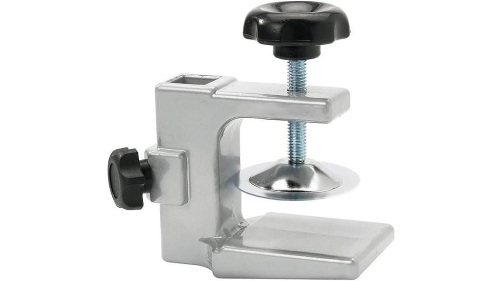 adjustable grooming arm clamp