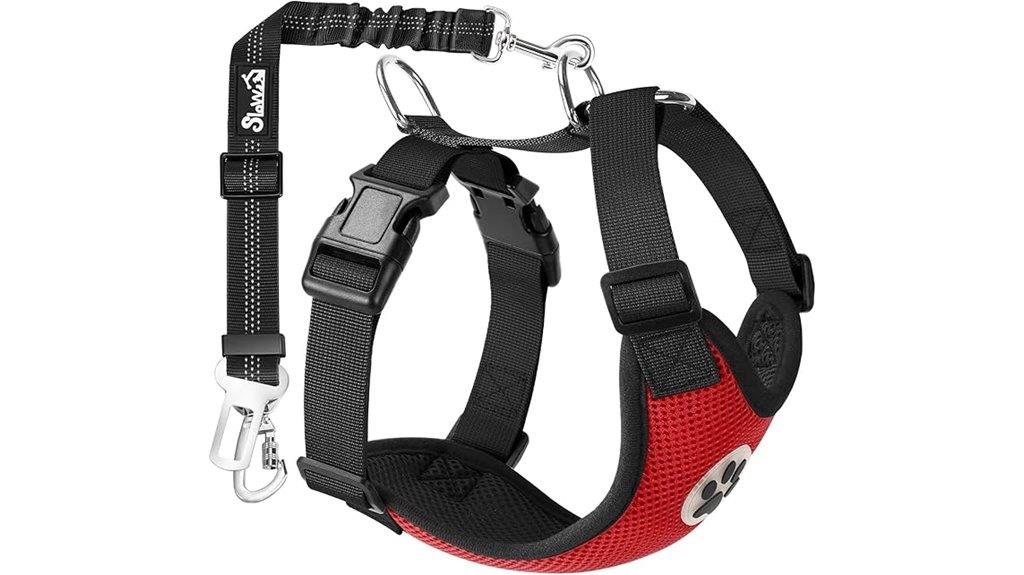 adjustable mesh car harness