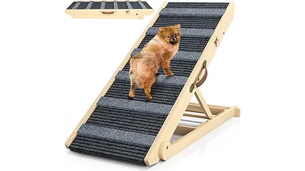 adjustable non slip dog ramp
