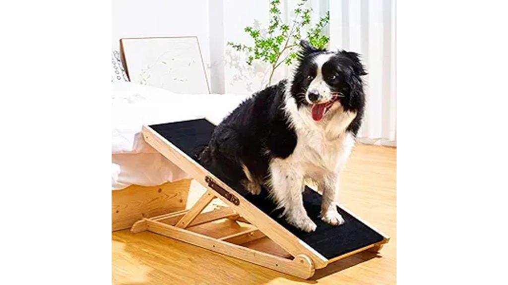 adjustable non slip dog ramp