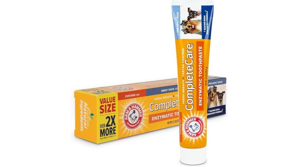 arm hammer dog toothpaste
