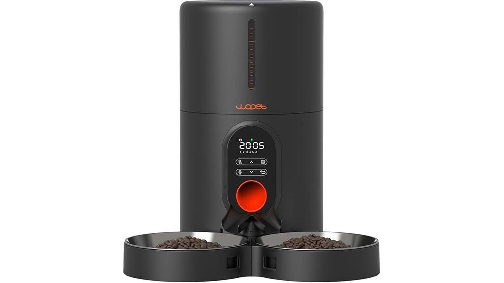 automatic cat feeder for two