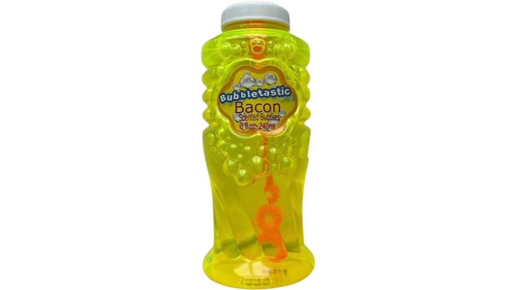 bacon flavored dog bubble solution