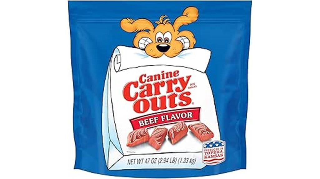 beef flavor dog treats