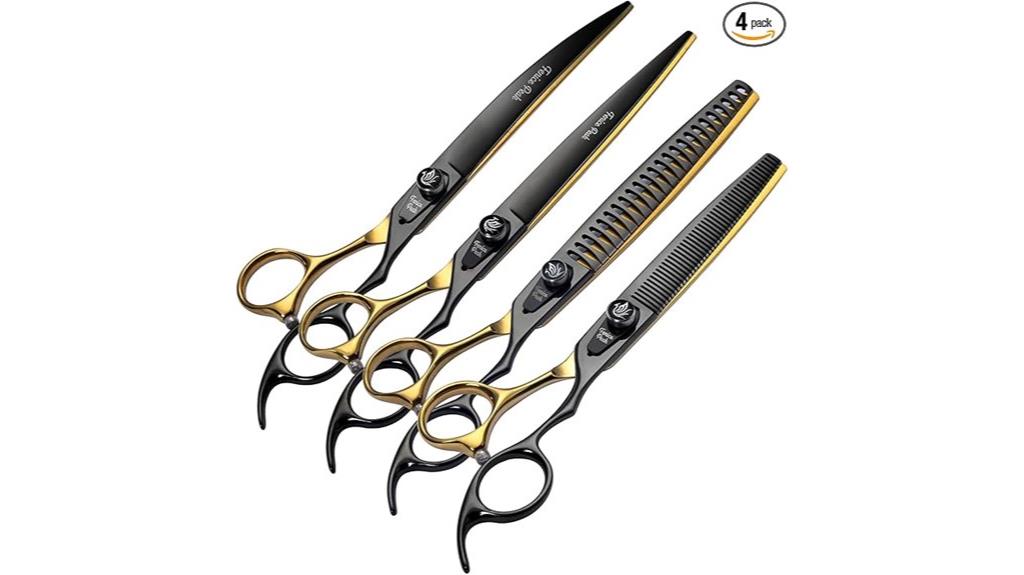 black gold grooming kit