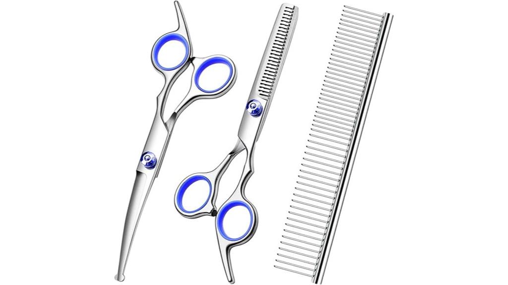 blue 4 in 1 grooming kit