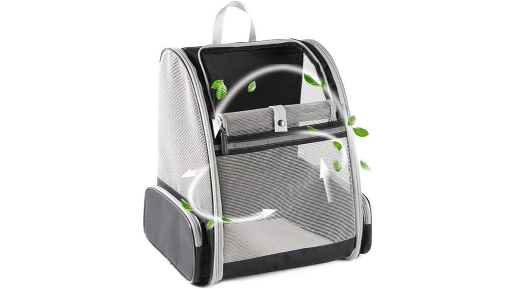 bubble window pet backpack