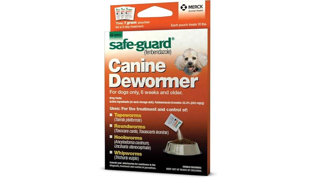 canine dewormer 3 doses