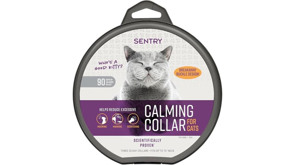 cat calming collar set