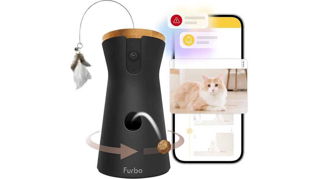 cat camera with treat dispenser
