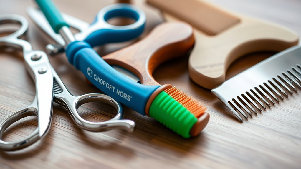 choose appropriate grooming tools