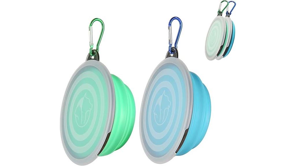 collapsible dog bowls