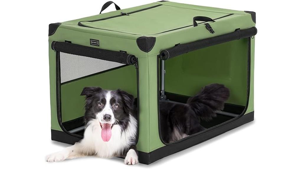 collapsible soft dog crate