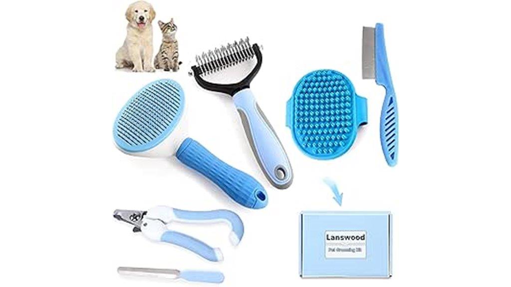 complete dog grooming set
