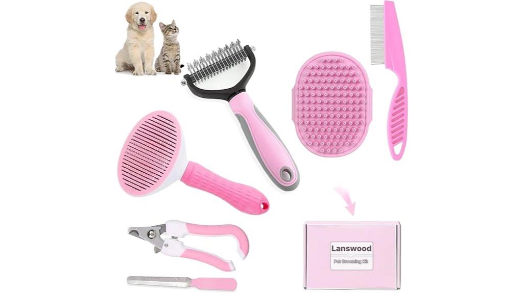 complete dog grooming set