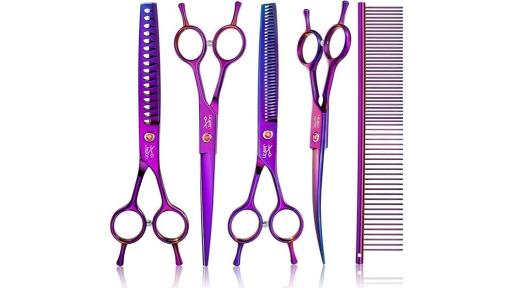 complete dog grooming shears