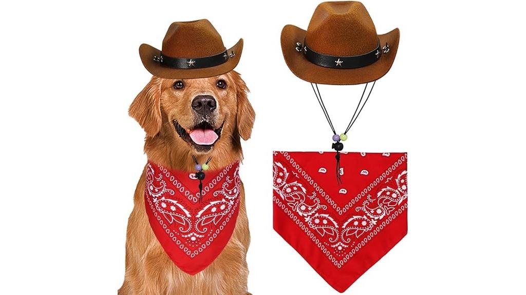 cowboy dog costume large