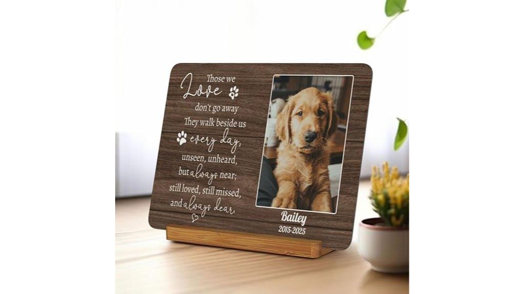 custom pet photo frame