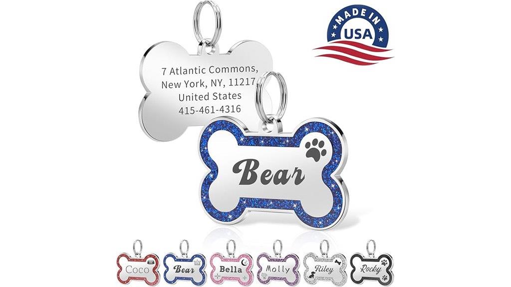 custom stainless pet id