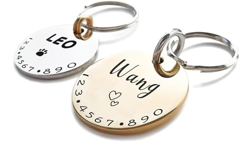 custom steel pet id