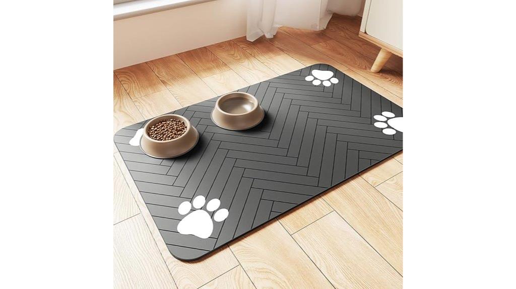 dark gray waterproof pet mat