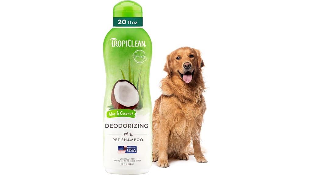 deodorizing dog shampoo