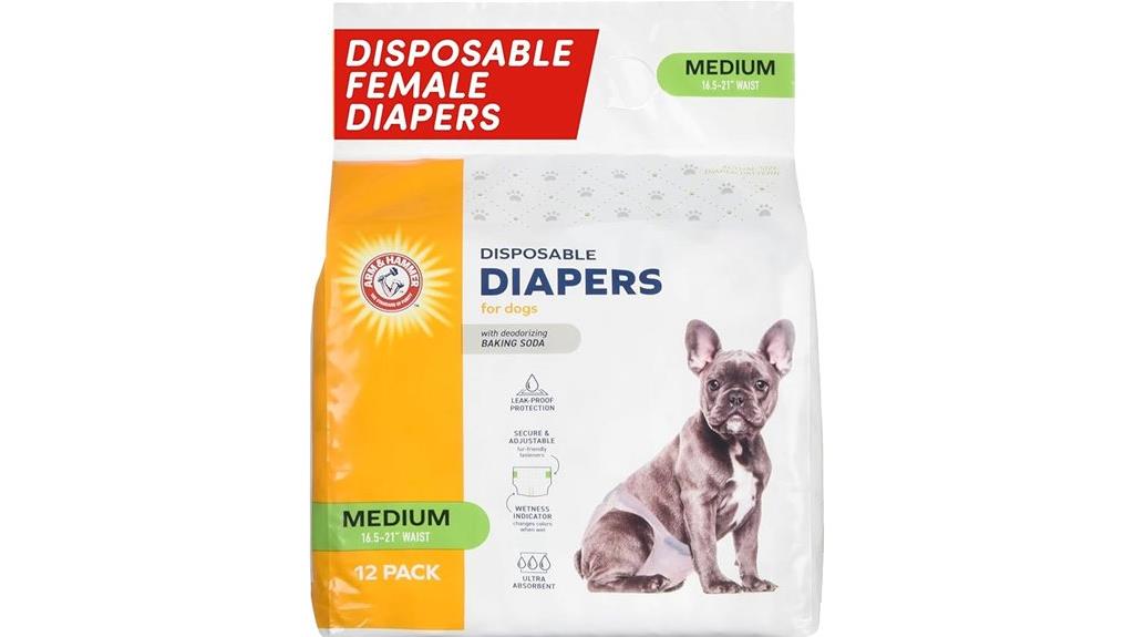disposable female dog diapers