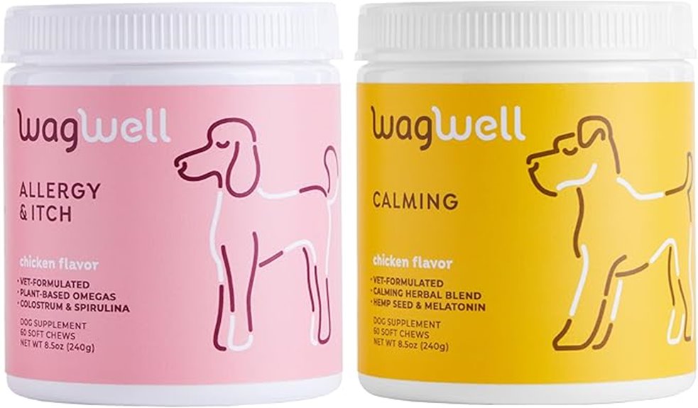dog allergy calming treats