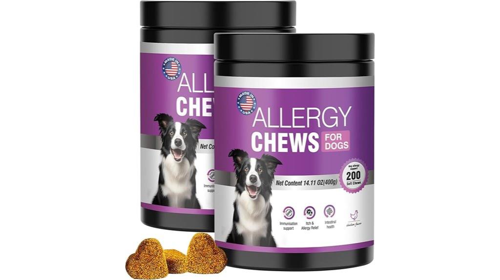 dog allergy relief chews