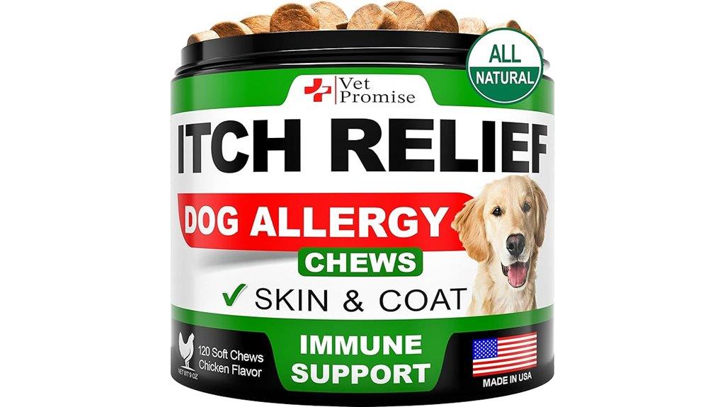 dog allergy skin supplement