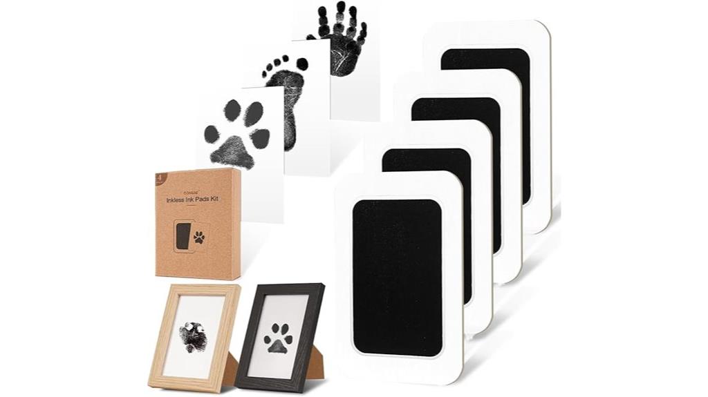 dog and cat paw print kit