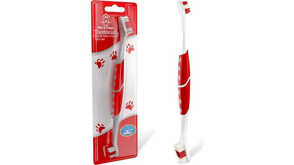 dog and cat soft bristle toothbrush