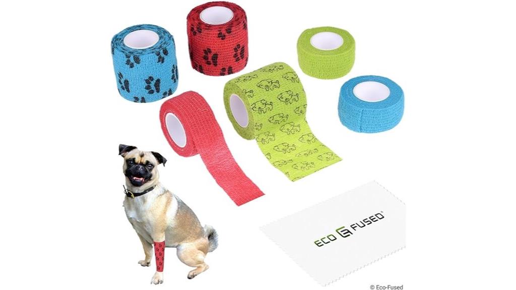 dog bandage pack six