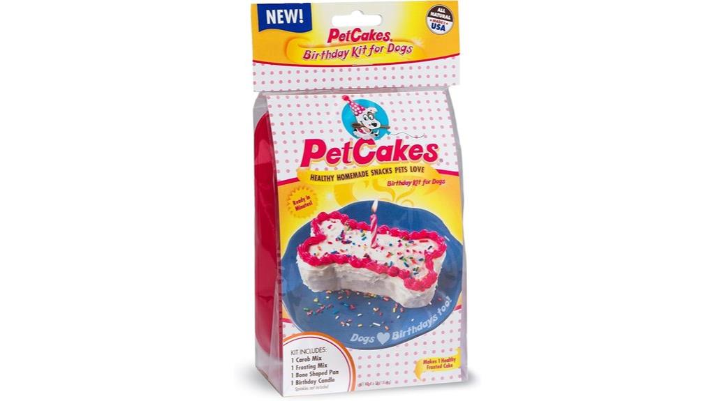 dog birthday cake kit