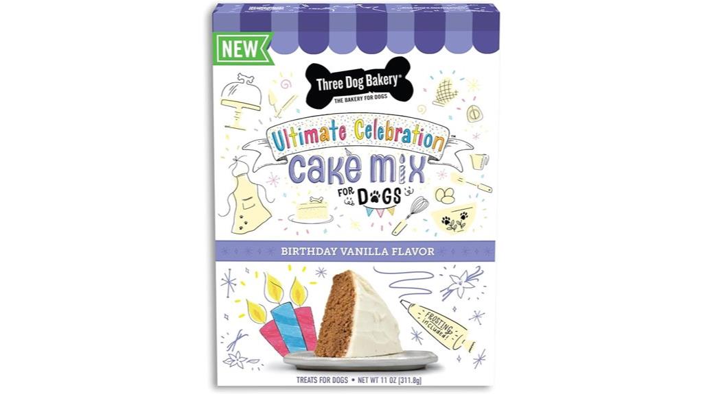 dog birthday cake mix