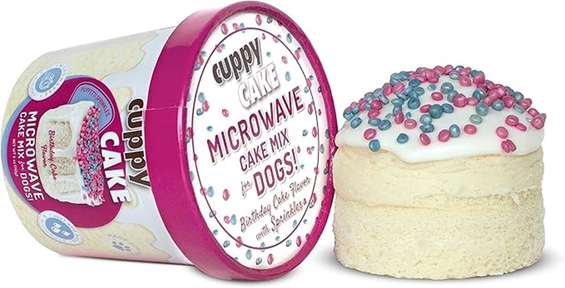 dog birthday cupcake