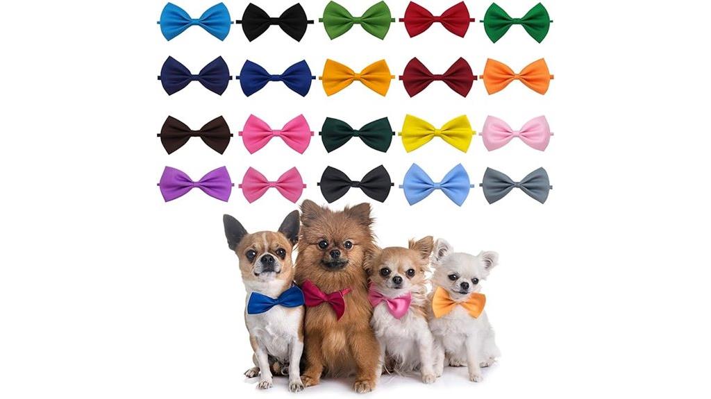 dog bow ties set