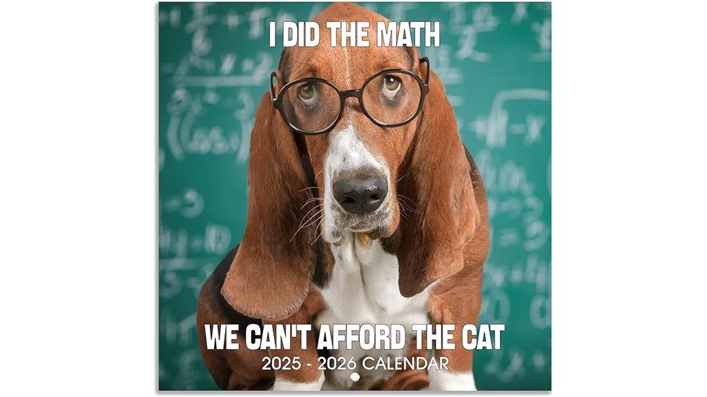 dog calendar 2025 2026