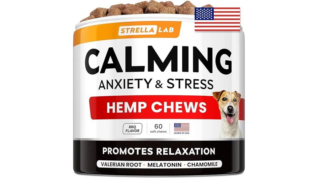 dog calming chews with hemp